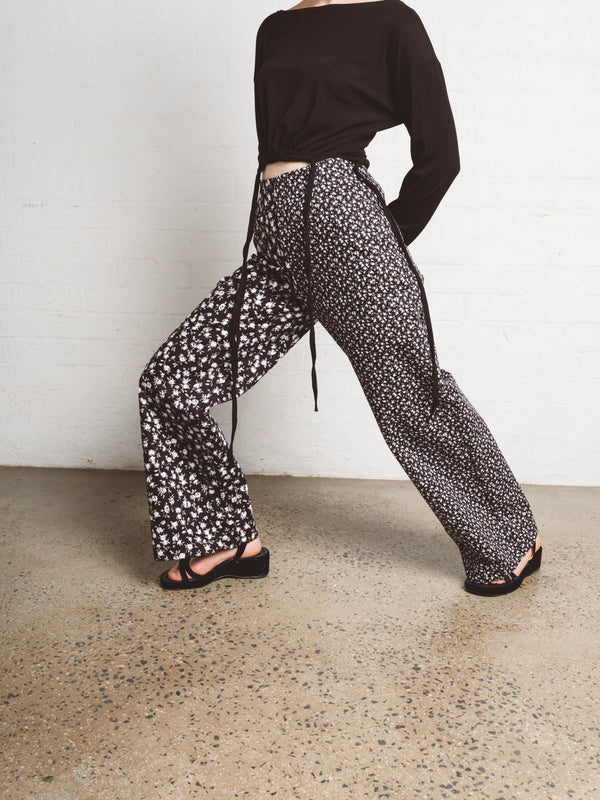 Checkmate Pant in Double Ditsy Print