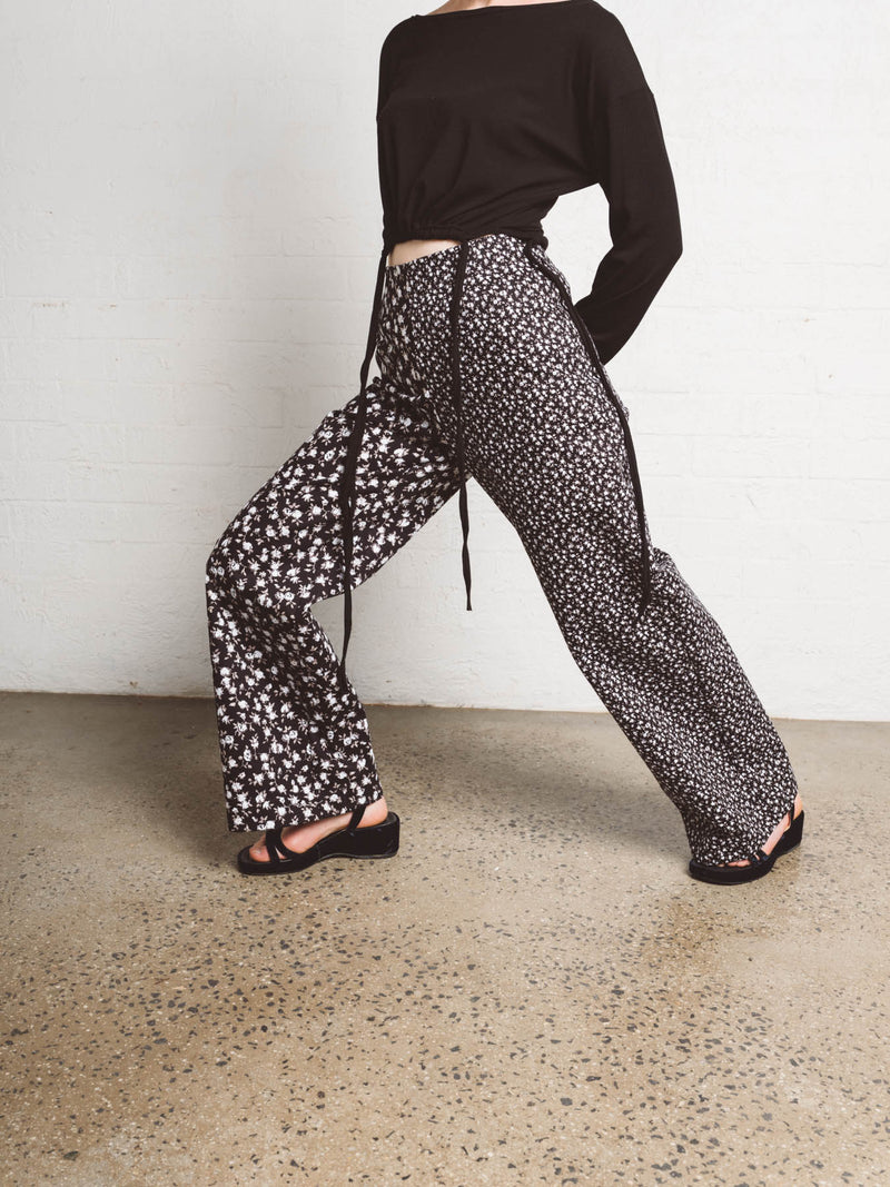 Checkmate Pant in Double Ditsy Print