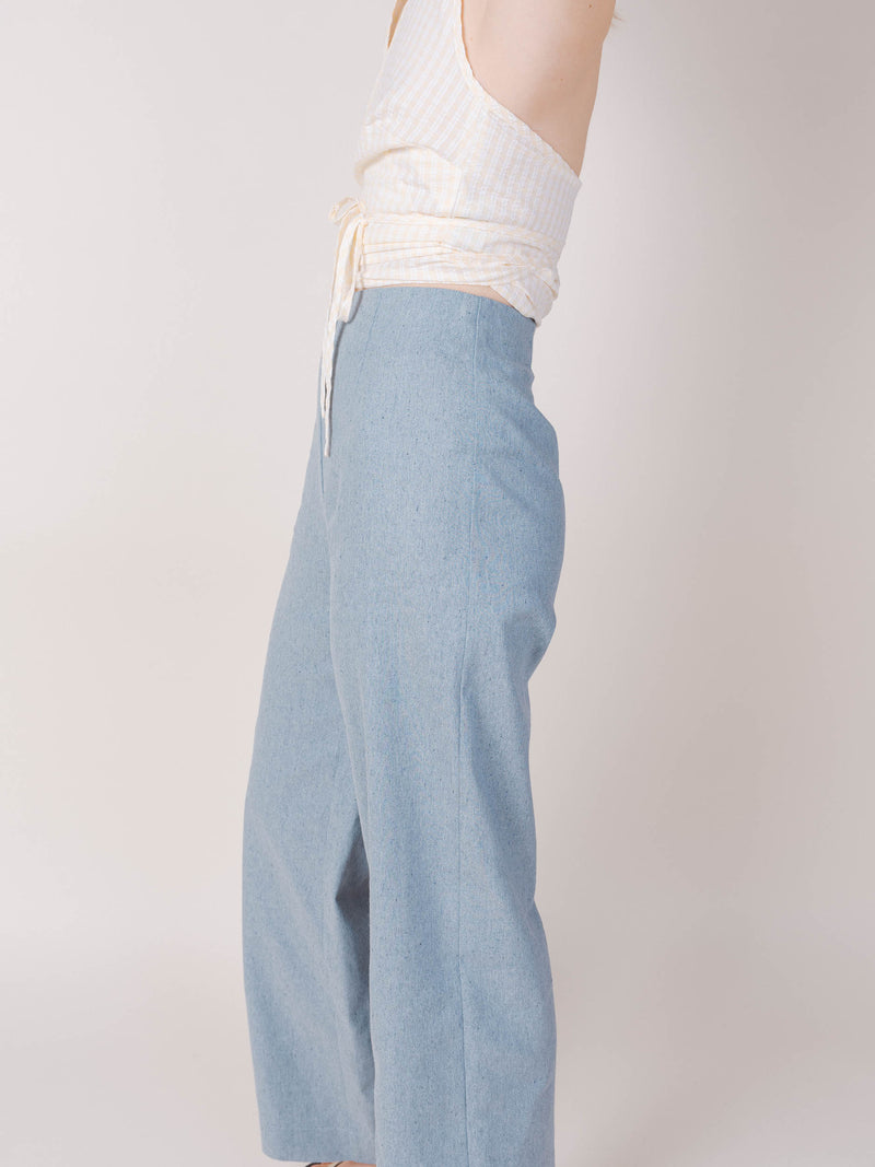 Checkmate Pant in Recycled Denim