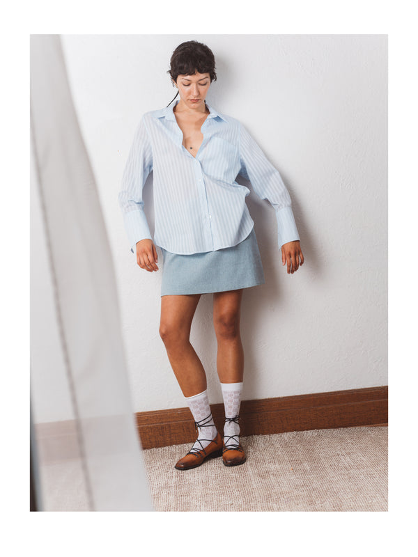 Lennox Shirt in Sky Blue