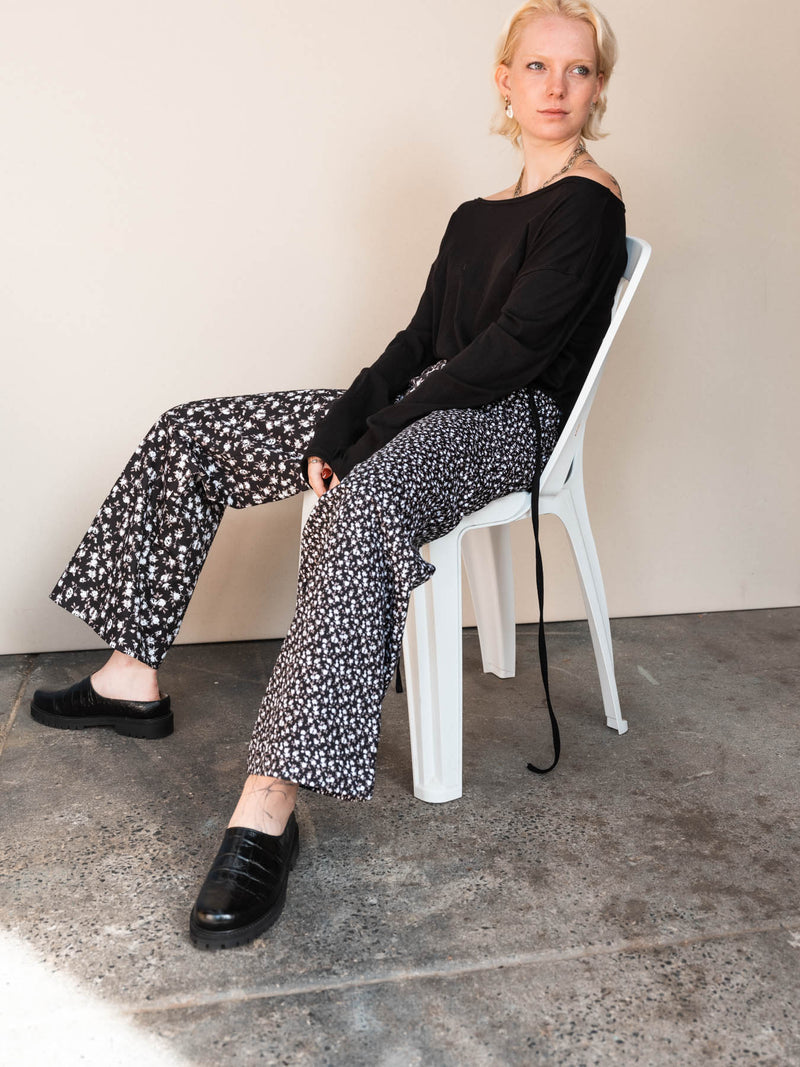 Checkmate Pant in Double Ditsy Print