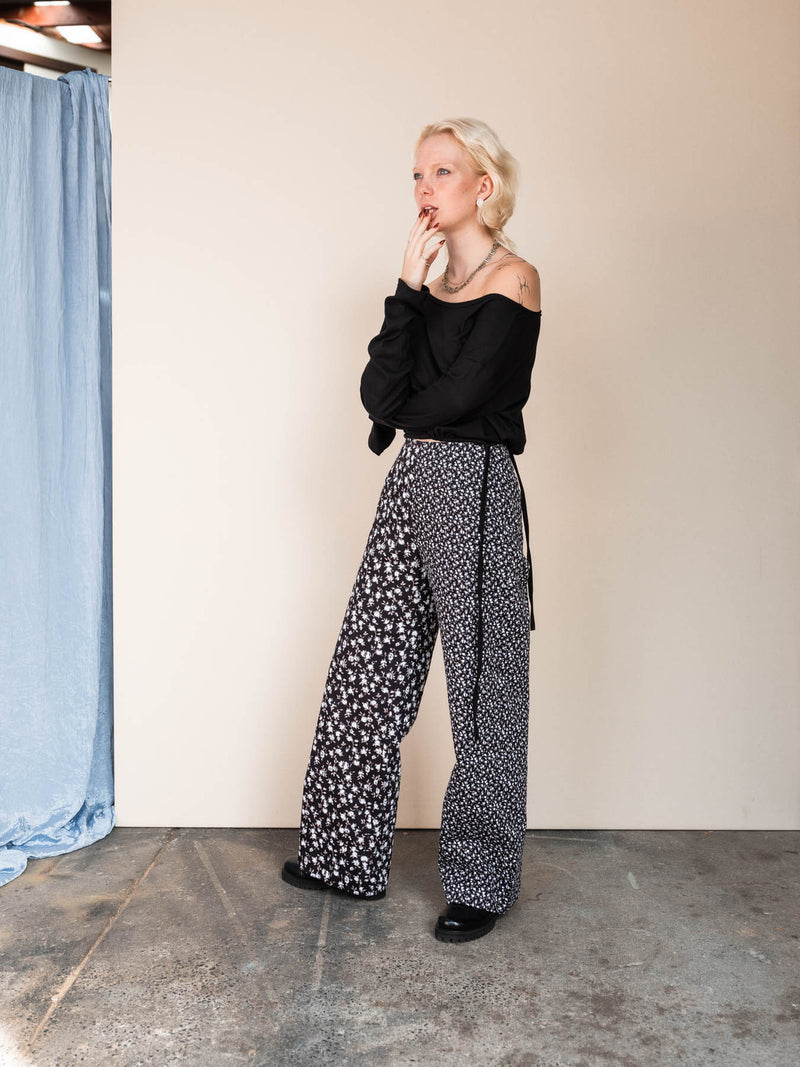 Checkmate Pant in Double Ditsy Print